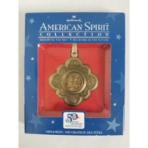 HALLMARK AMERICAN SPIRIT COLLECTION MASSACHUSETTS STATE QUARTER ORNAMENT